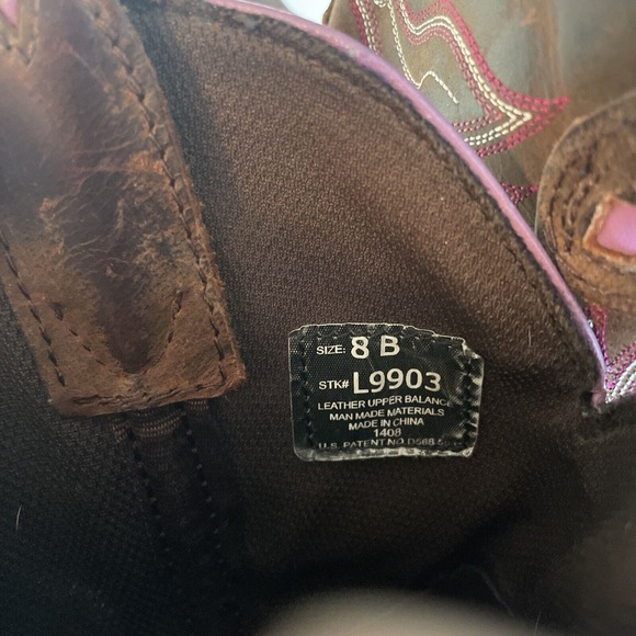 Justin Gypsy Boots Womens Size 8 B Brown Western Cowgirl Pull On L9903 Leather - Picture 5 of 9